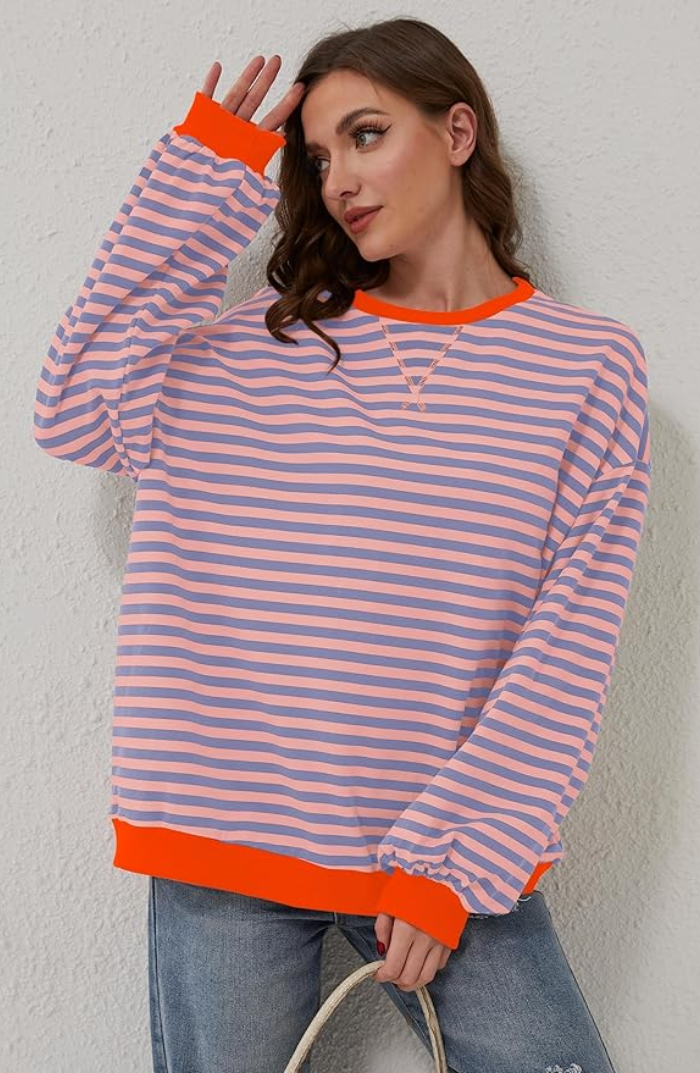 Marian | Striped Oversized Sweater