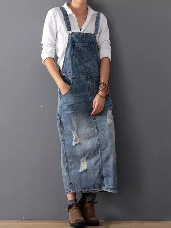 Mitch | Vintage Flair Dungaree Dress