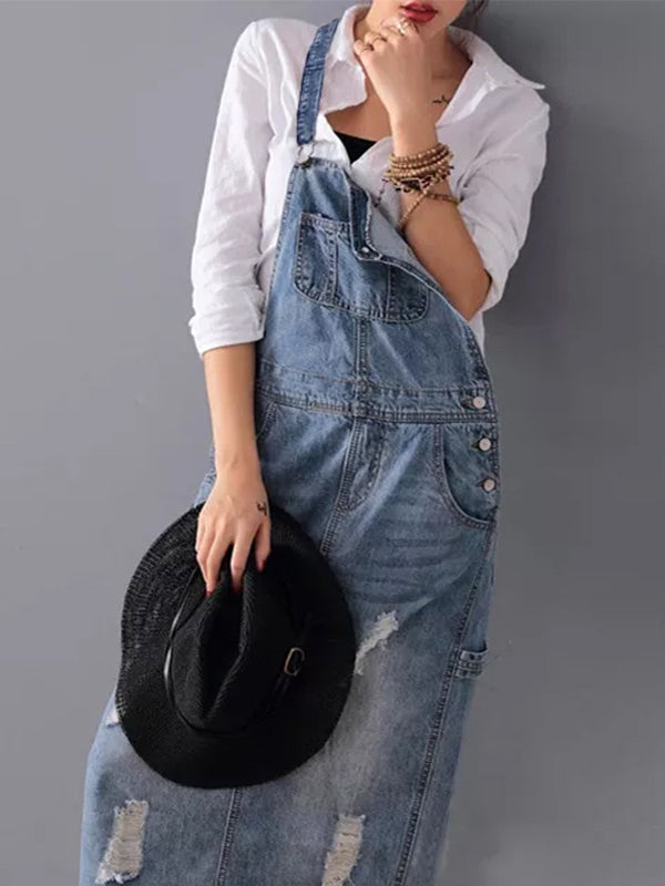 Mitch | Vintage Flair Dungaree Dress