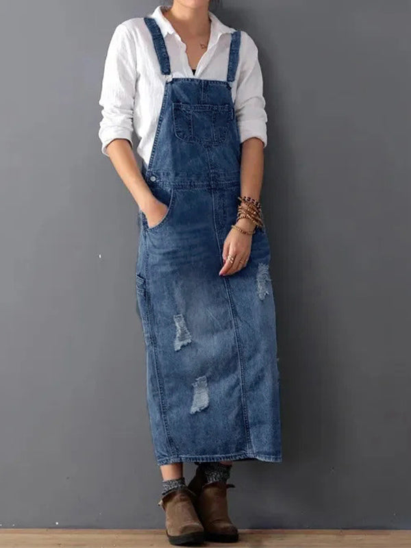 Mitch | Vintage Flair Dungaree Dress