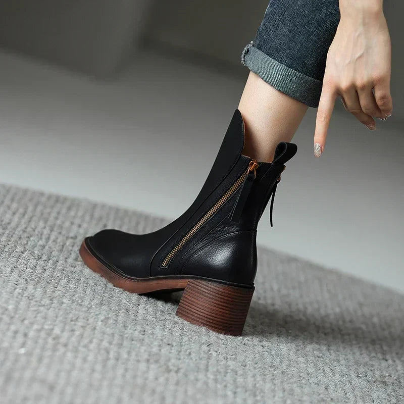 Cora | Zip Ankle Boots for Women