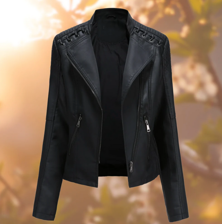 Debby | Trendy Leather Jacket