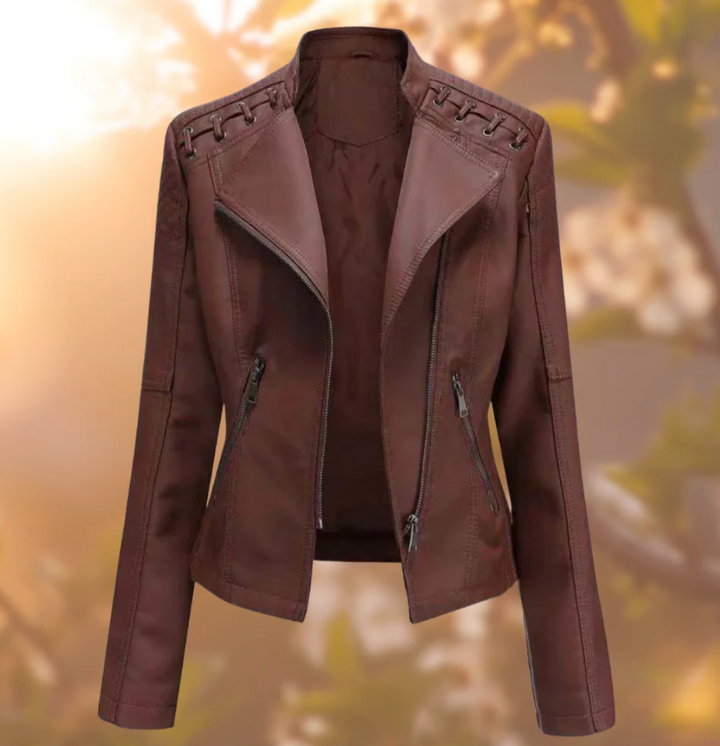 Debby | Trendy Leather Jacket