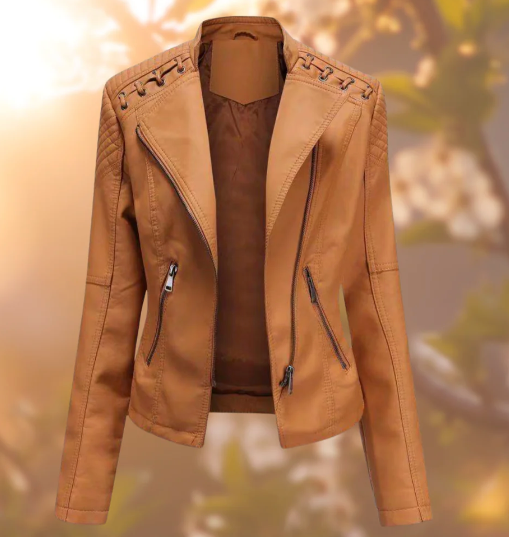 Debby | Trendy Leather Jacket