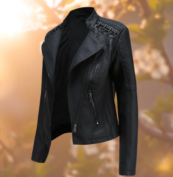 Debby | Trendy Leather Jacket