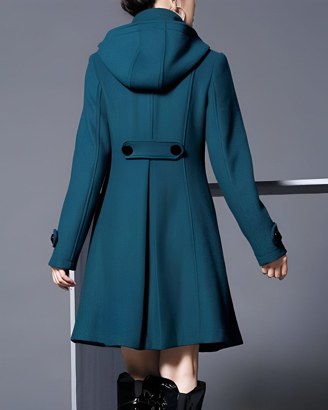 Isabelle | Long Coat Jacket With Side Pockets