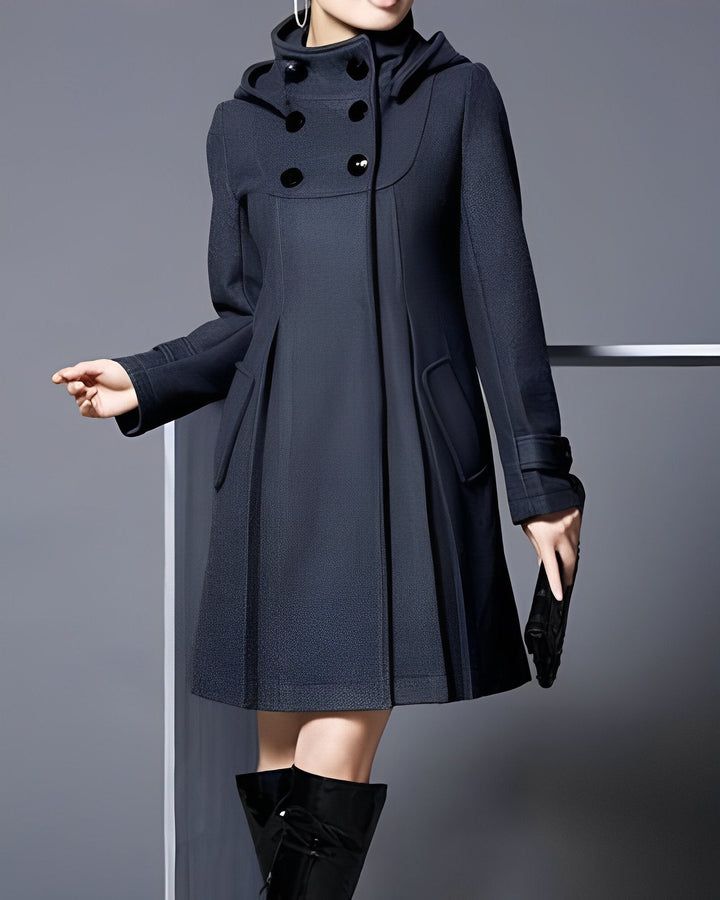 Isabelle | Long Coat Jacket With Side Pockets